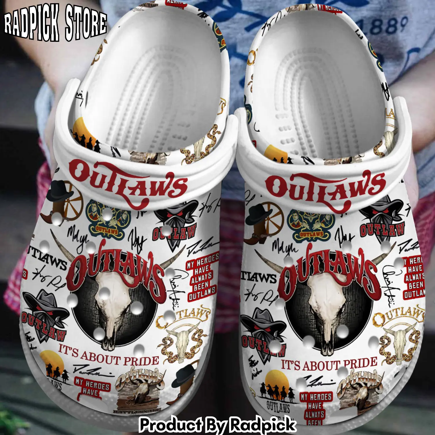 Radpick premium the outlaws tv series clogs shoes comfortable for men women rp6522051